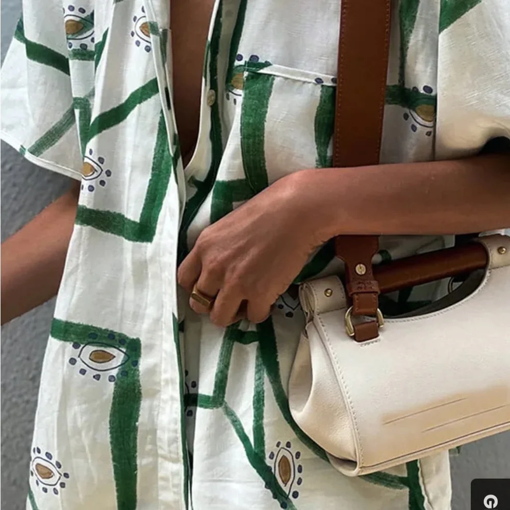 Commense Print Drawstring Shorts Set - Picture 3 of 8